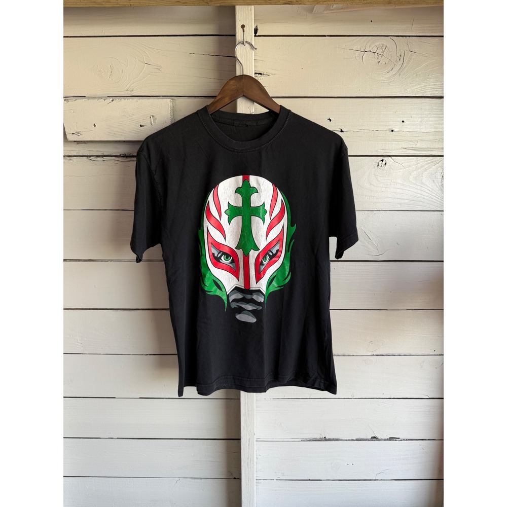 Rey Mysterio 619 WWE Wrestling Graphic T-Shirt Black Mens Medium Lucha Libre